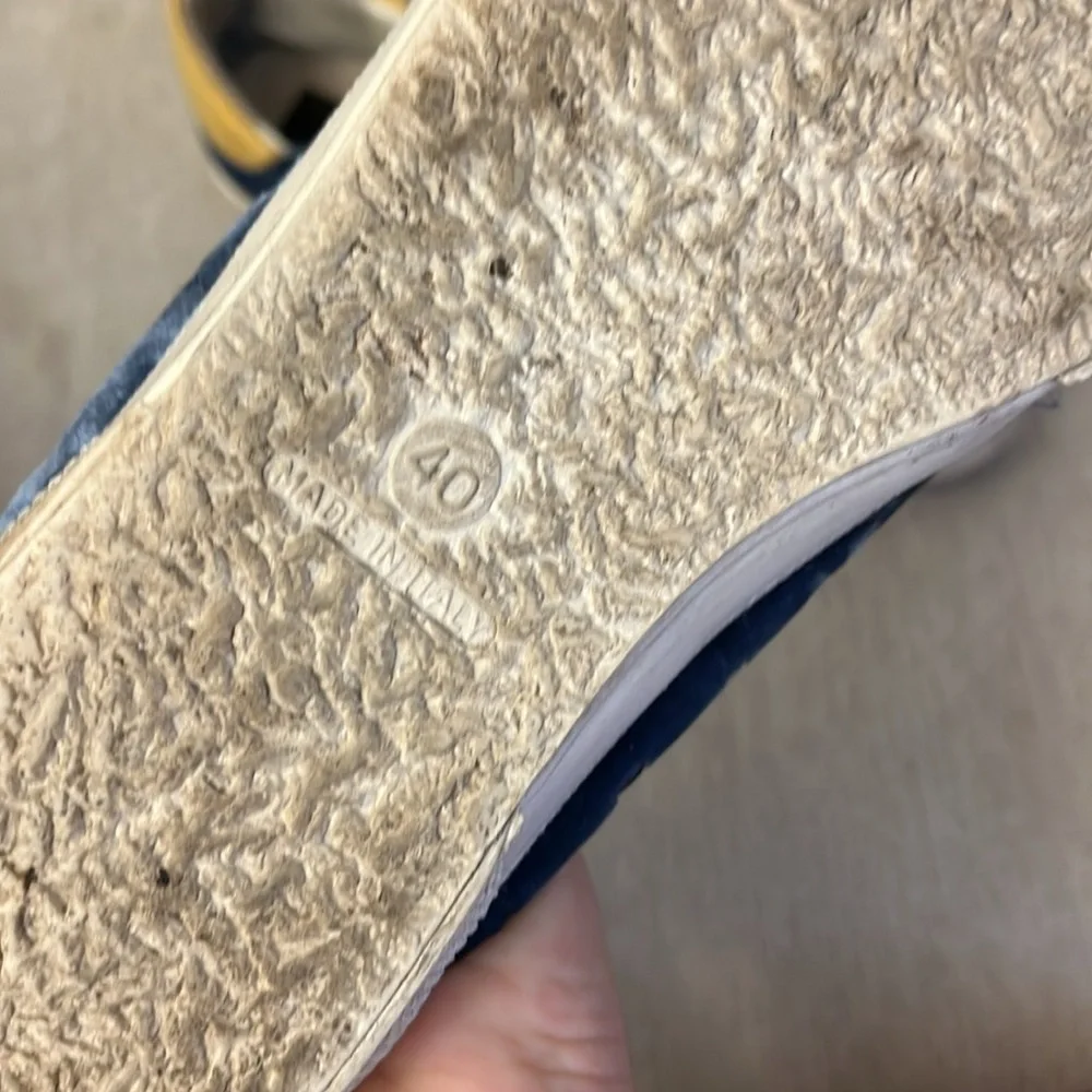 Golden Goose May Sneakers in Blue Velvet size 40 - Picture 7 of 10